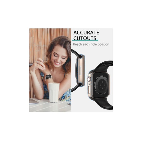 3 Pack ios Watch 9/8/7 Screen Protector 41Mm, Hard PC Ultra-Thin Protective - Picture 4 of 7